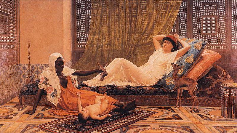 A New Light in the Harem, Frederick Goodall